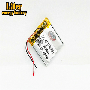 3,7 v lithium's Battery li-po 303030, 280 mah for cutting machine Slim LiPo battery rechargeable li-Ion Polymer battery Bluetooth - Product Image 3
