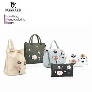 Myanmar TAX free FACTORY made wholesale high quality women fashion handbag sets hot sale hand bag sets