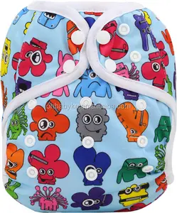 Ohbabyka-pañales de tela modernos y coloridos, tamaño ajustable, reutilizables, venta al por mayor - Product Image 1