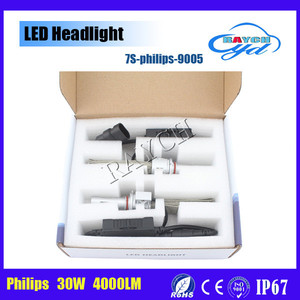 Haute lumen 4000lm <span class=keywords><strong>voiture</strong></span> <span class=keywords><strong>led</strong></span> phare 9005 PHILIP puce sans ventilateur 5S <span class=keywords><strong>led</strong></span> phare ampoules - Product Image 5