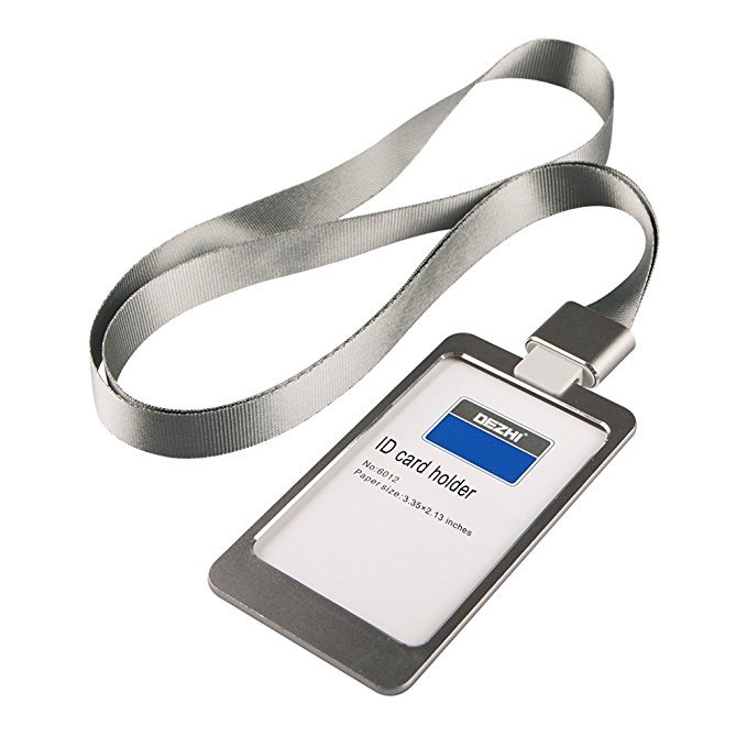 Wholesale Name Tag Lanyard With Id Card Badge Holder Fashion Id Card Holder for Employees Vertical Id Card Holder