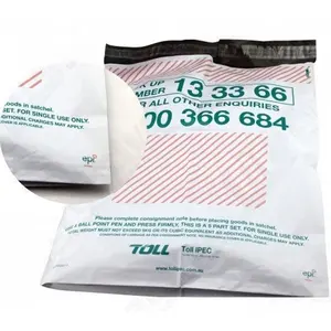 Beyaz ekstra büyük jumbo kurye çantası poli zarf kendinden yapışkanlı mailler posta teslimat için plastik poşetler