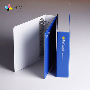 Cá Nhân Hoá Màu Xanh PVC Tập Tin Thư Mục Đầy Đủ Màu Sắc In Ấn Vinyl <span class=keywords><strong>Binder</strong></span> Với 4-D Ring - Product Image 2