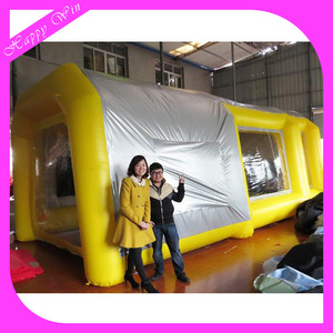 Cheap mobile or car used inflatable paint booth/ inflatable spraying booth/ inflatable spray booth for sale - Product Image 3