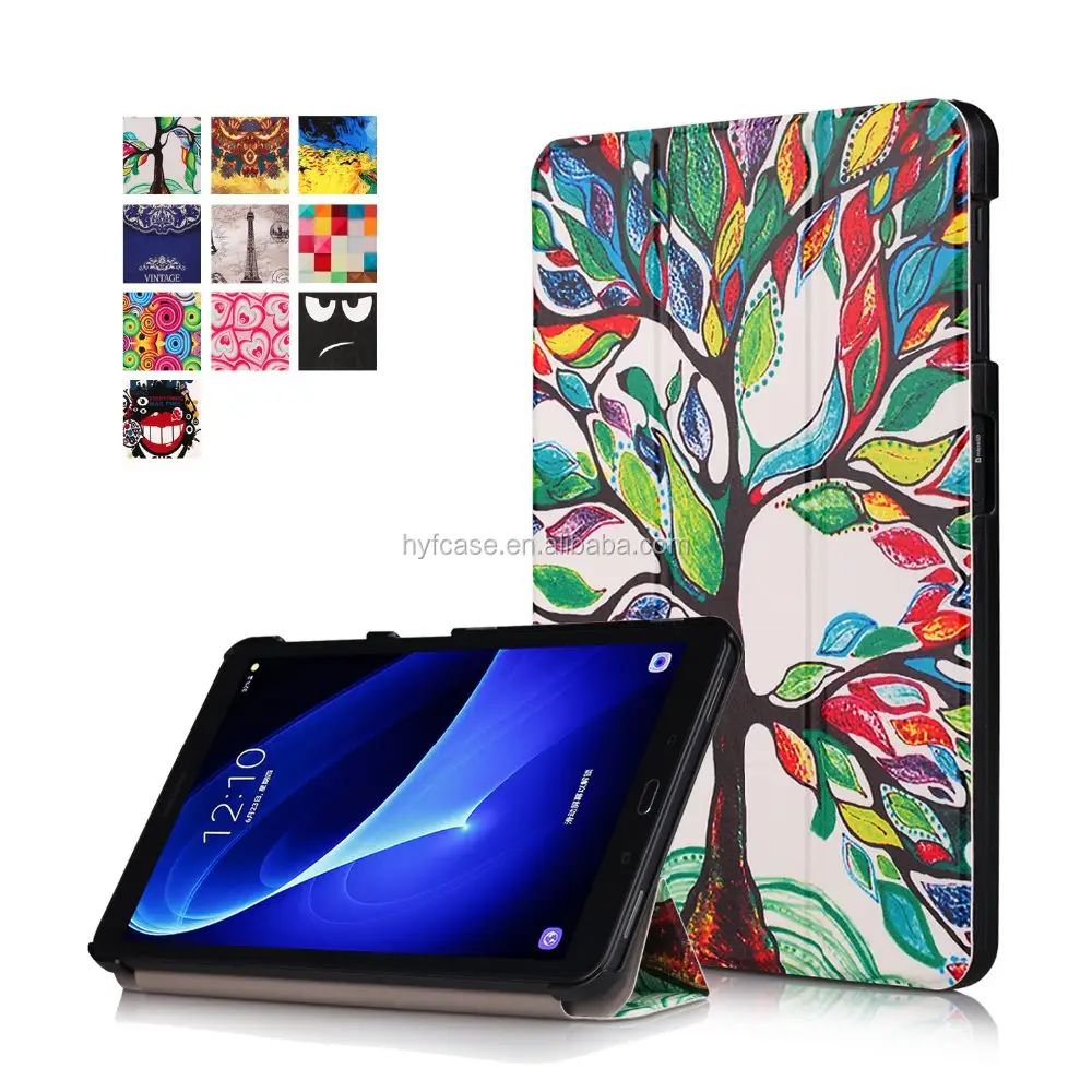 Ultra Slim trọng lượng Nhẹ Bìa Đứng Case Cho Samsung Galaxy Tab 10.1 Một T585/T580