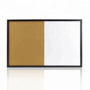 2 trong Một Sự Kết Hợp Memo Trắng Nút Chai Chú Ý Bảng Thông Báo Trong Khung Gỗ Màu Đen - Product Image 2