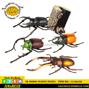 3D 퍼즐 딱정벌레 블록 캡슐 곤충 장난감 깜짝 장난감 - Product Image 6