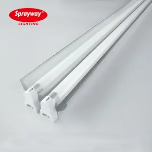 Fabricante Alibaba de luz interior T5 lámpara de tubo fluorescente doble con pantalla 28W