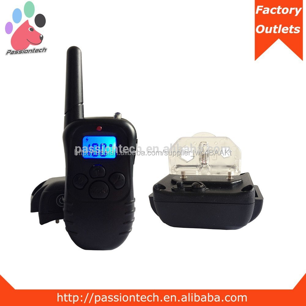 330 ярд водонепроницаемый аккумуляторная удаленного Pet кинологический воротник, собака электронные ударные воротник обучение