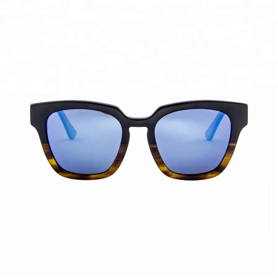 Acetate Sunglasses Promotion Latest Trendy Fashion High Quality Mazzucchelli Mirror Lens Italian Acetate Sunglasses