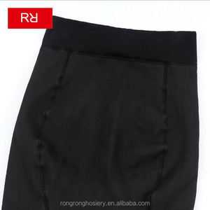 Wholesale Seamless Beige Plain Fleece Lined <strong>Leggings</strong> <strong>for</strong> <strong>Women</strong> - Product Image 3