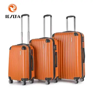 Top Dijual Perjalanan 3 Buah ABS Trolley Koper Set/Bagasi dengan Roda Abs Trolley Tas