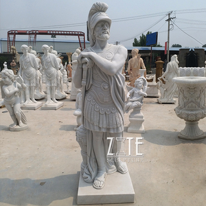 Mão esculpido tamanho vida pedra soldado estátua escultura - Product Image 1