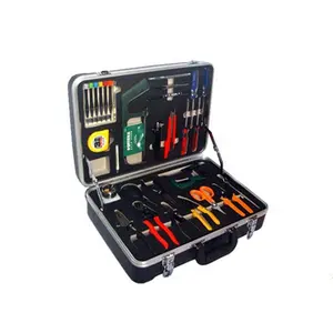 Hohe qualität Fibre Optique Outillage/ftth fiber optic kabel werkzeug box kit, splicing tool kit