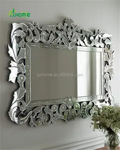 Sala de estar elegante decoración del hogar elegantes espejos de pared populares Venta caliente espejo veneciano
