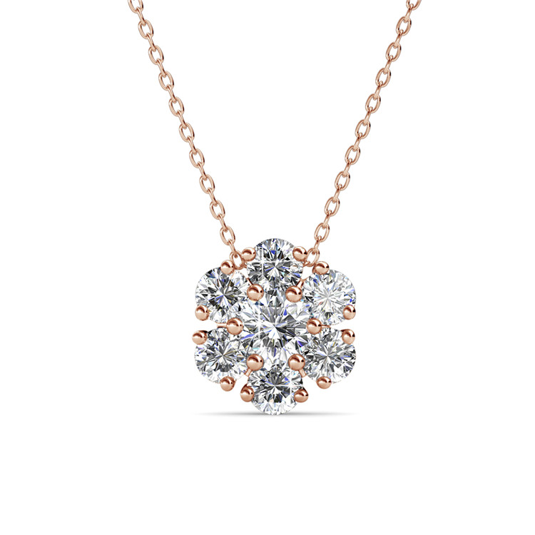 Brass With 18k Rose Gold Plated Luxury Brand Inspired Necklace