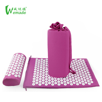 Tapis de massage pour le dos, article de santé, vente en gros, aiguilles d'acupuncture, amovible et lavable