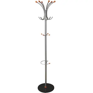 Best Sale Home Furniture Metal Matt Poder Coating Shop Clothes Hanging Stand Suit Hanger Tree Shaped Coat Rack