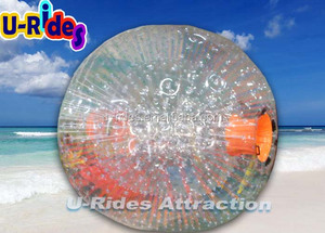 Vendita calda Unisex PVC gonfiabile imbracatura Zorb palla all'aperto per adulti rullo per erba che cammina elegante giocattolo gonfiabile - Product Image 2