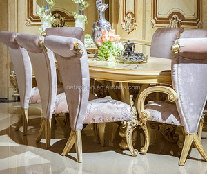 <span class=keywords><strong>Mesa</strong></span> <span class=keywords><strong>de</strong></span> Comedor Ovalada <span class=keywords><strong>de</strong></span> <span class=keywords><strong>Madera</strong></span> Tallada en Venta con Pintura a Mano en la Superficie, Muebles Usados para Comedor - Product Image 5