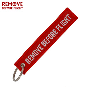 Llavero tejido con bordado clásico, <span class=keywords><strong>personalizado</strong></span>, antes del vuelo, OEM - Product Image 4