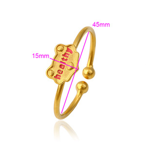 50667 xuping Gold Jewellery Healthy Adjustable <strong>Indian</strong> Baby <strong>Bangle</strong> - Product Image 3
