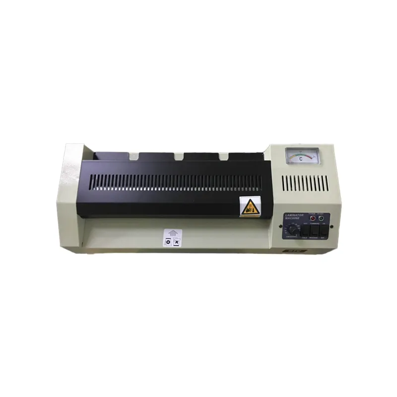 320S CE Certification A3 Office pouch laminator(19mm Roller+Thermometer+Normal motor Without Knob)