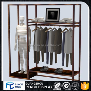 Top estilo de <span class=keywords><strong>la</strong></span> moda moderna bajo precio MDF soporte de exhibición de ropa para colgar artículo - Product Image 5