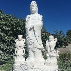 รูปปั้นพระโพธิสัตว์กวน<span class=keywords><strong>อิ</strong></span><span class=keywords><strong>ม</strong></span> พระแ<span class=keywords><strong>ม</strong></span>่มารดาแห่งความเมตตา ทำจากหินอ่อนสีขาวธรร<span class=keywords><strong>ม</strong></span>ชาติ จากไต้หวัน - Product Image 2