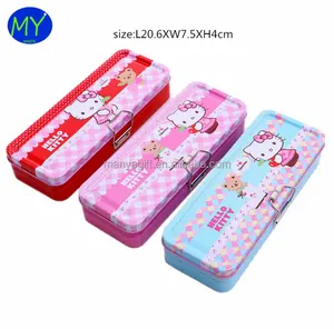 Chất Lượng Cao 2 Lớp Tin Pencil Case Từ Trung Quốc Nhà Cung Cấp