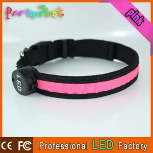 elektronische geführt glow in <span class=keywords><strong>the</strong></span> dark hundehalsband - Product Image 4