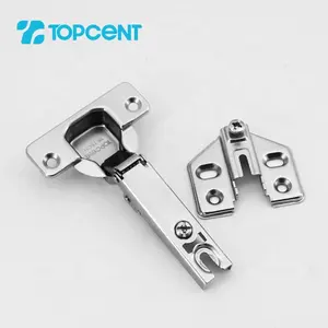 TOPCENT Furniture Hardware Accessories Hinge 35 Mm 2 Way Soft Close Concealed Hydraulic Kitchen Cabinet Hinge