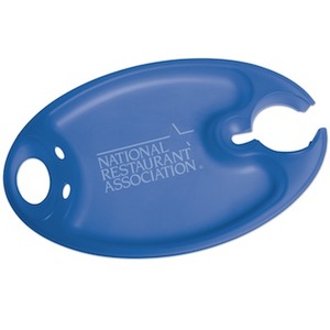 Assiette de fête fabriquée aux États-Unis-Peut contenir des aliments chauds ou froids, transporte en toute sécurité un verre à vin à pied, une tasse en plastique ou 12 oz. Boisson peut - Product Image 1