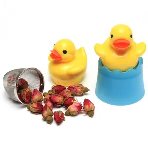 Floating Duck Shaped Plastic Tea Infuser for Loose Leaf Tea