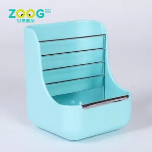 Zoog automático alimentador de feno rack hutch de coelho animais ao ar livre para a venda