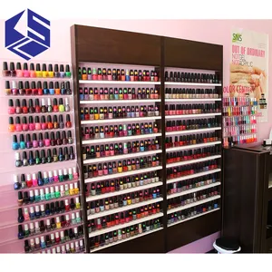 Support et présentoir à vernis à ongles <span class=keywords><strong>en</strong></span> bois moderne, <span class=keywords><strong>vente</strong></span> chaude, mobilier de bar à ongles - Product Image 1