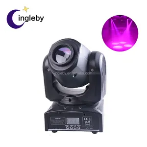 10W mini sahne aydınlatma dmx kontrollü dj ekipmanları desen etkisi led hareketli kafa lambaları performans için