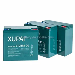 xupai 6 dzm 20阀控式密封铅酸电动自行车 (自行车) 12v 20ah电动自行车电池.