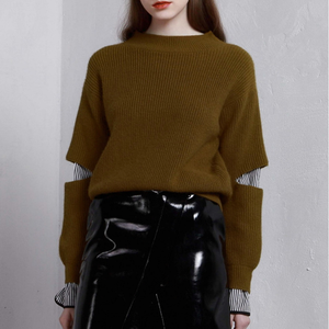 Pulls tricotés à la main en alpaga péruvien pour filles - Product Image 5