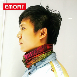 Couvre-chef tubulaire multicolore Bandana unisexe en microfibre pour le cyclisme - Product Image 2