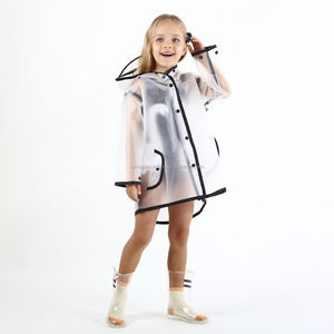 Wholesale Cheap <strong>Kids</strong> clear Penguin Waterproof Children <strong>Rain</strong> <strong>Coat</strong> Baby Poncho Raincoat Outdoor Lightweight Jacket Children - Product Image 2