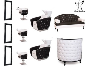 Bàn Tiếp Tân Salon Màu Hồng Bàn Tiếp Tân Đồ Nội Thất Thương Mại Văn Phòng Quầy Tiếp Tân Đã Qua Sử Dụng - Product Image 4