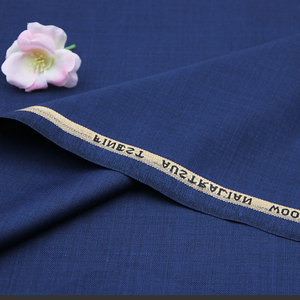 Trung Quốc Nhà Máy Mới Thời Trang Màu Xanh Ý Sợi Nhuộm Twill Vải Len Cho Người Đàn Ông Của Phù Hợp Với Dệt Ren Cho Bé Trai Và Cô Gái - Product Image 4