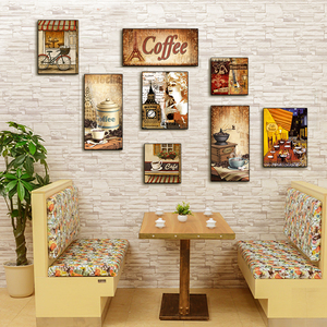 Pinturas clásicas del arte en la lona, arte de la pared para la cafetería y <span class=keywords><strong>el</strong></span> restaurante decoración - Product Image 2