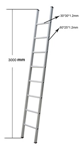 5 Metre Alüminyum İskele Merdiveni - Product Image 2