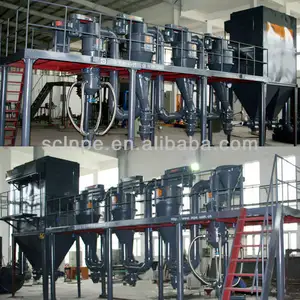 Diamond moedor dedicado/pó pulverizing máquina/vertical grinder mill classificador de ar/classificador pulverizer/air jet mill