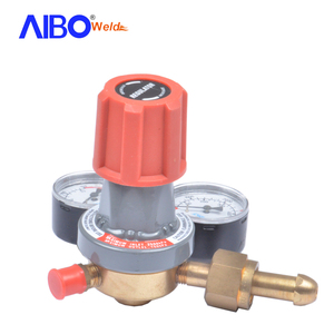 Neutral high pressure <strong>gas</strong> acetylene <strong>regulator</strong> <strong>with</strong> double gauges brass for industrial 2w16-2084acetylene-b - Product Image 2