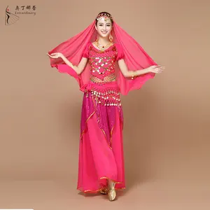 성능 인도 복장 밸리 댄스 여성