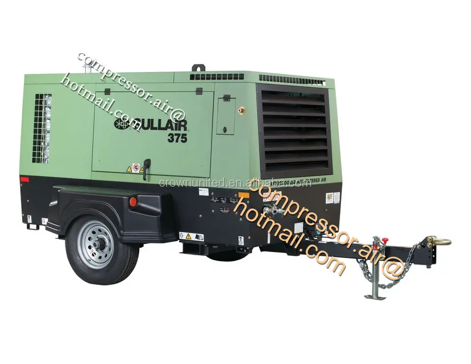 375, Sullair 중국 공급 공기 압축기, 100psig 375cfm/ 6.9bar 10.6m 3/min