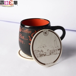 Posavasos de cartón de pulpa acogedor de 4 pulgadas personalizado posavasos de cerveza de papel revestido desechable Cocina económica Bar Hotel vajilla <span class=keywords><strong>Promare</strong></span> posavasos - Product Image 4